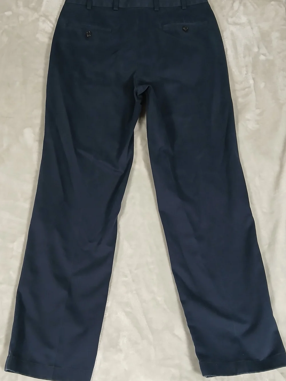 Brooks Brothers Advantage Chino Clark Pants 34x32 Men's Navy Blue